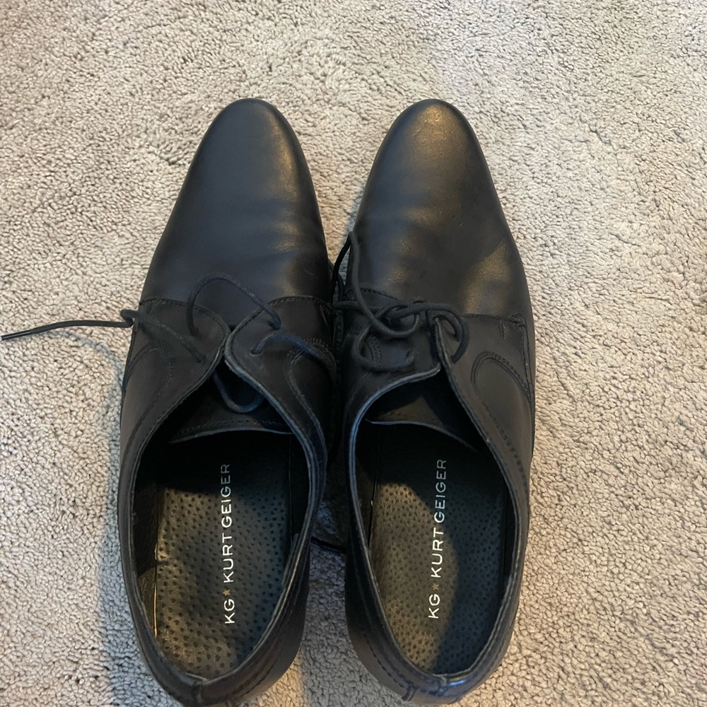 Kurt Geiger Size 40 Black Dress Shoes